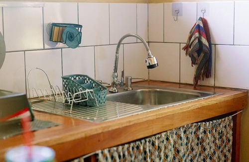 Santa Cruz House | Bungalow with Volcano View Private Terrace Kitchen WiFi