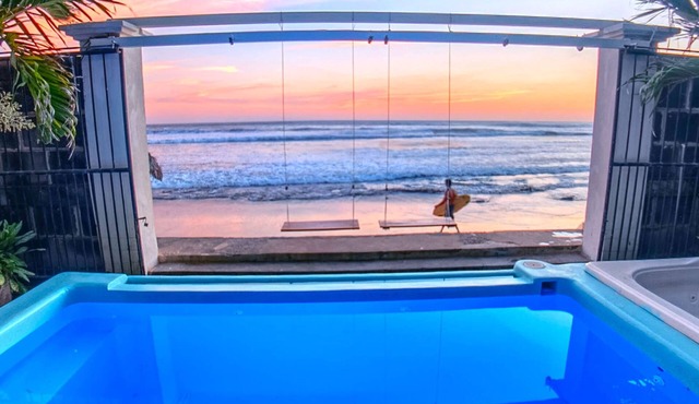 Beachfront 1-of-a-kind House w AC Pool Wifi ATV