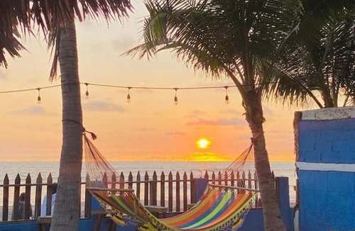 Las Penitas Cabin | Big Pool 3 Ppl Beach Front Cabana Fan Breakfast