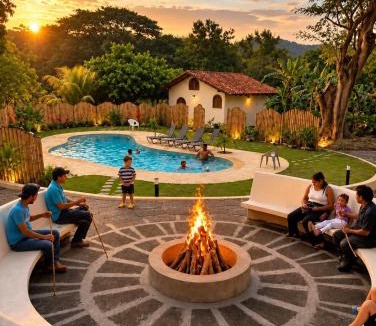 Escamequita House | Doble Casita para 4 - Piscina - BBQ - Fogata - Finca a 15 min de San Juan del Sur y Playas